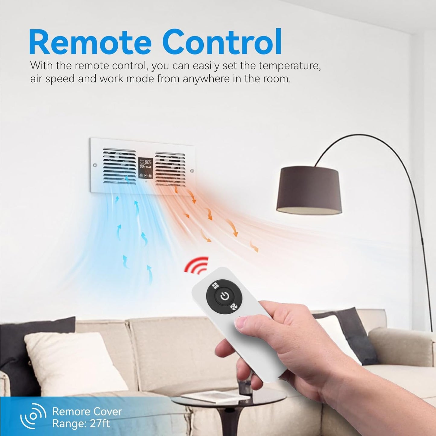 Room to Room Air Transfer Fan | 300 CFM | RTR300CV