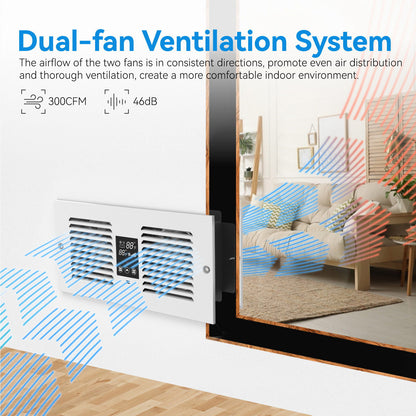 Room to Room Air Transfer Fan | 300 CFM | RTR300