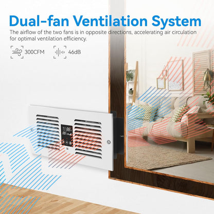 Room to Room Air Transfer Fan | 300 CFM | RTR300CV